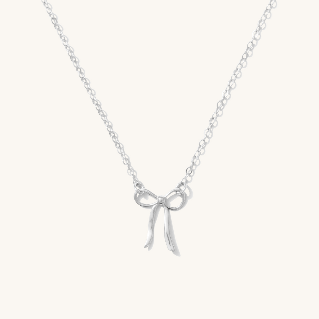 Dainty Bow Necklace