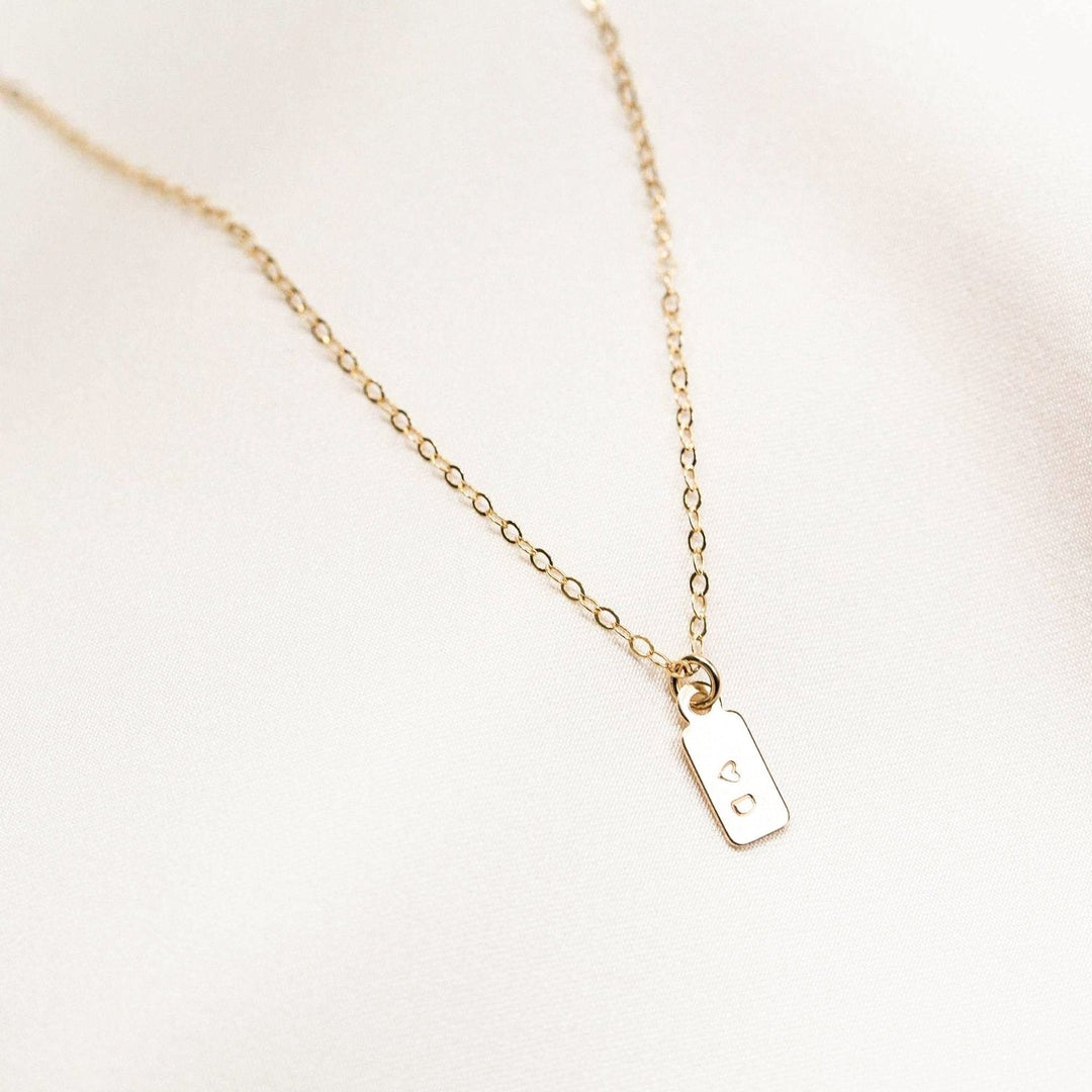 Dainty Tag Necklace