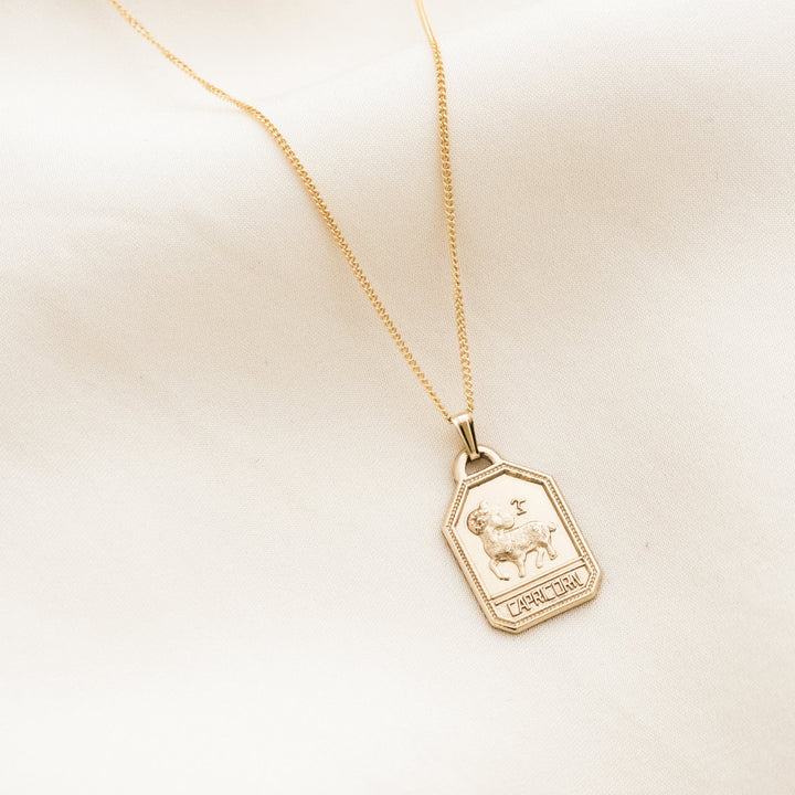 Zodiac Tag Necklace