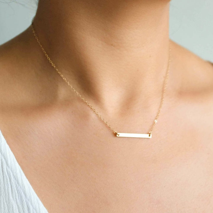 Dainty Bar Necklace