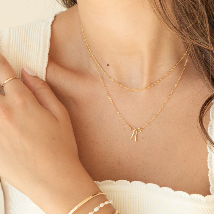 Dainty Bow Necklace