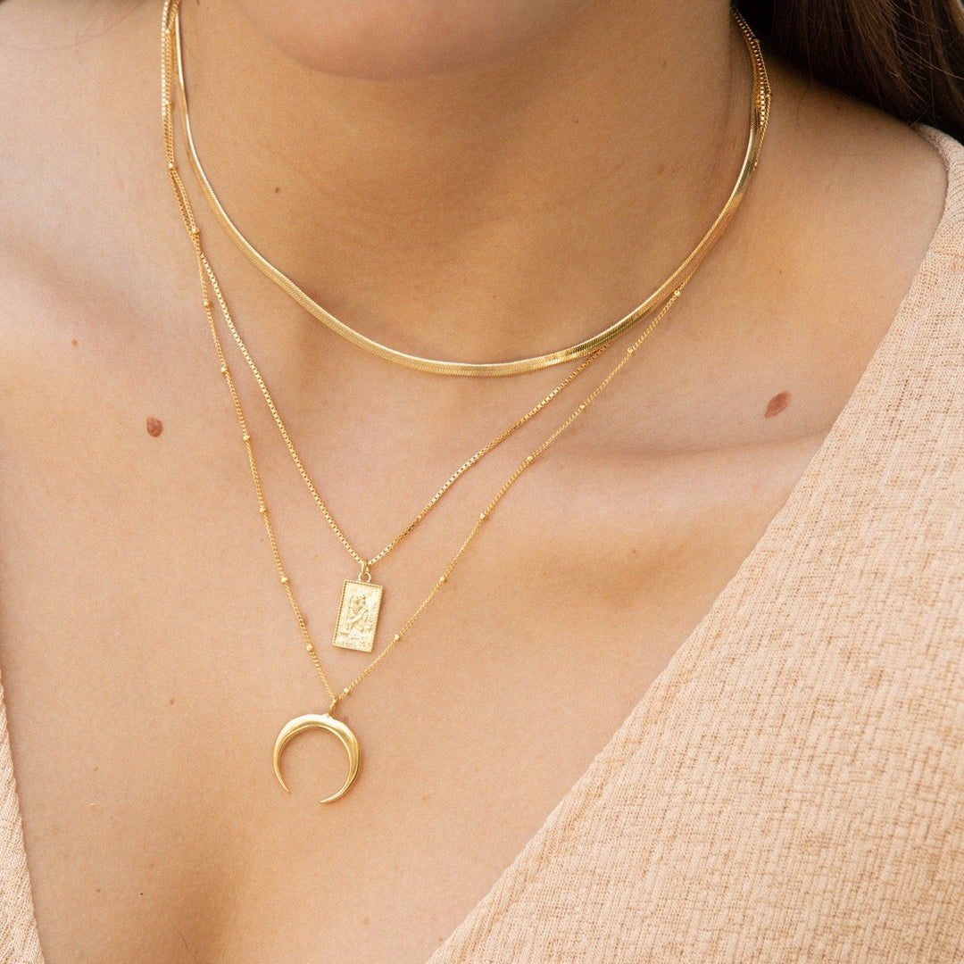 Dainty Horn Necklace