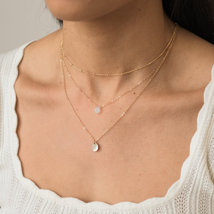 Dainty Satellite Chain Necklace