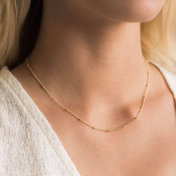 Dainty Satellite Chain Necklace