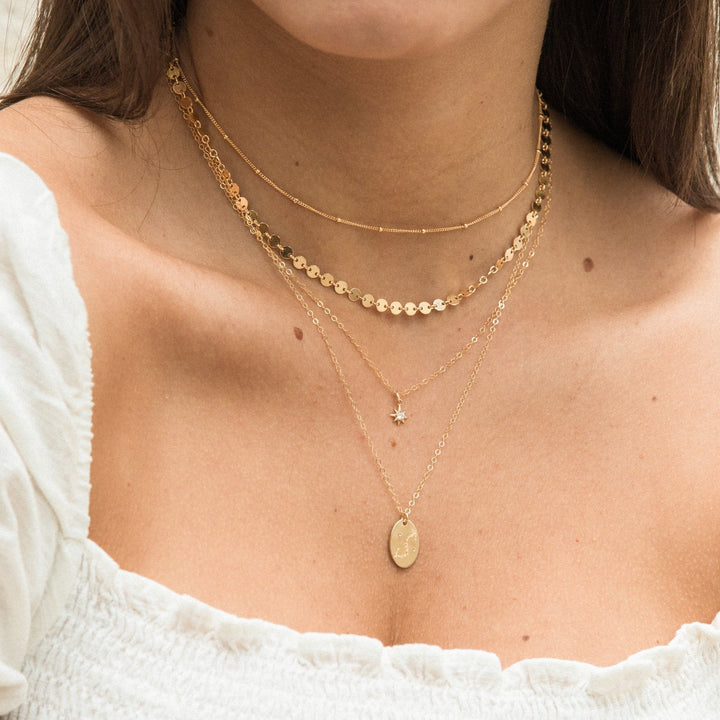 Dainty Satellite Chain Necklace