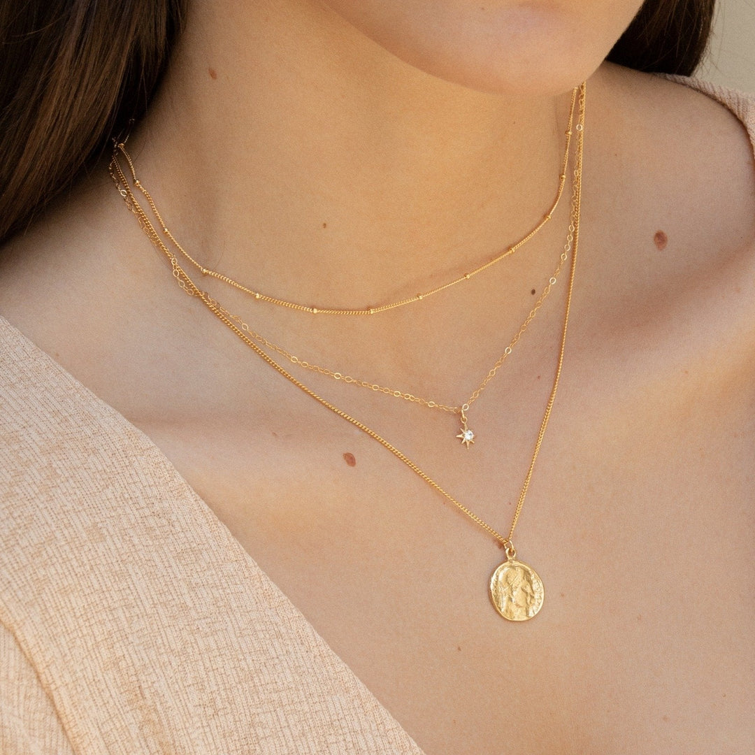 Dainty Satellite Chain Necklace