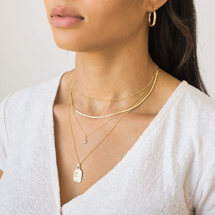 Dainty Satellite Chain Necklace