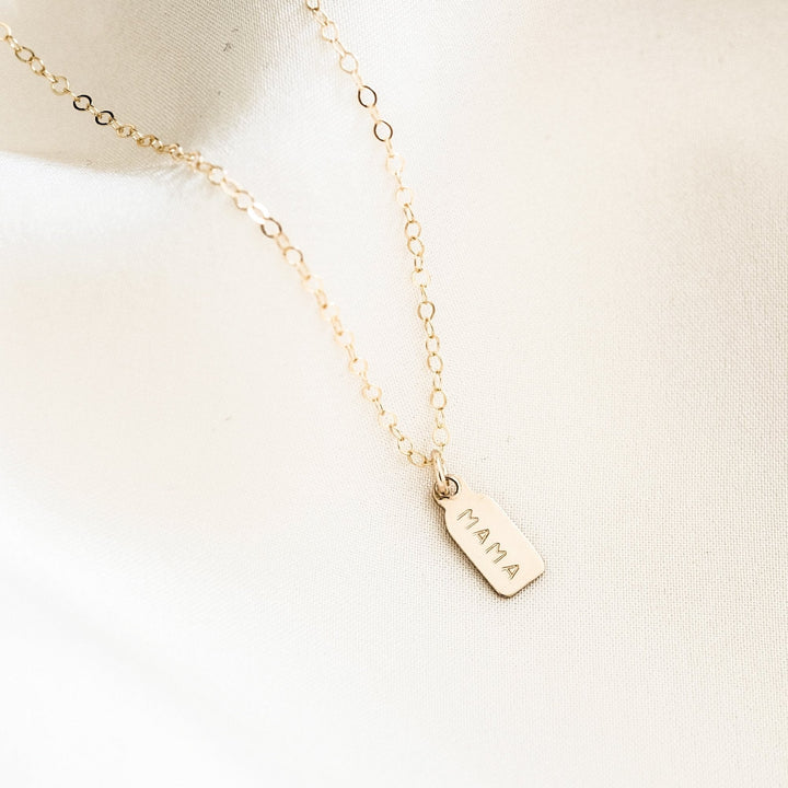 Dainty Tag Necklace