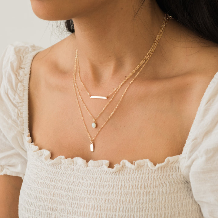 Dainty Tag Necklace