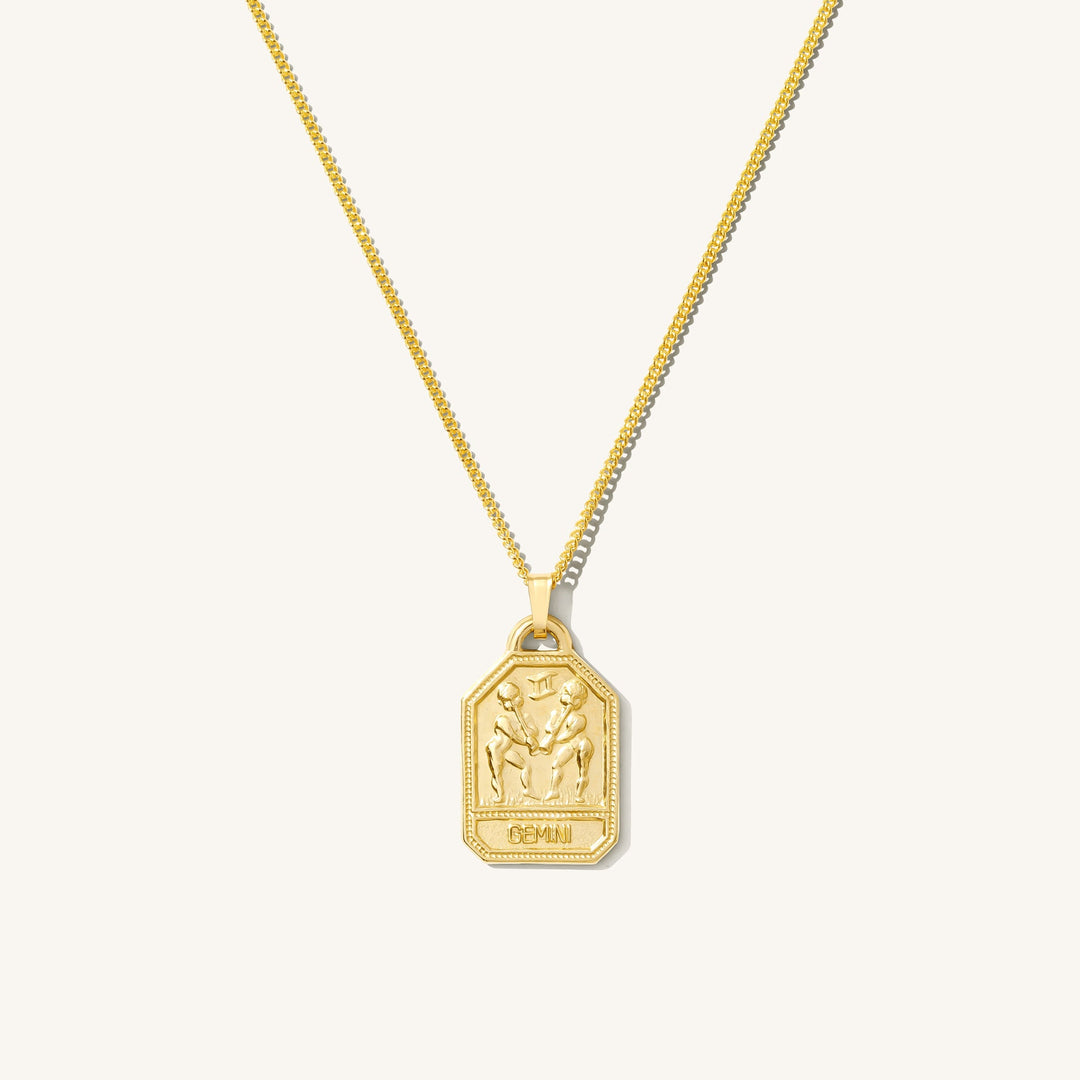 Zodiac Tag Necklace