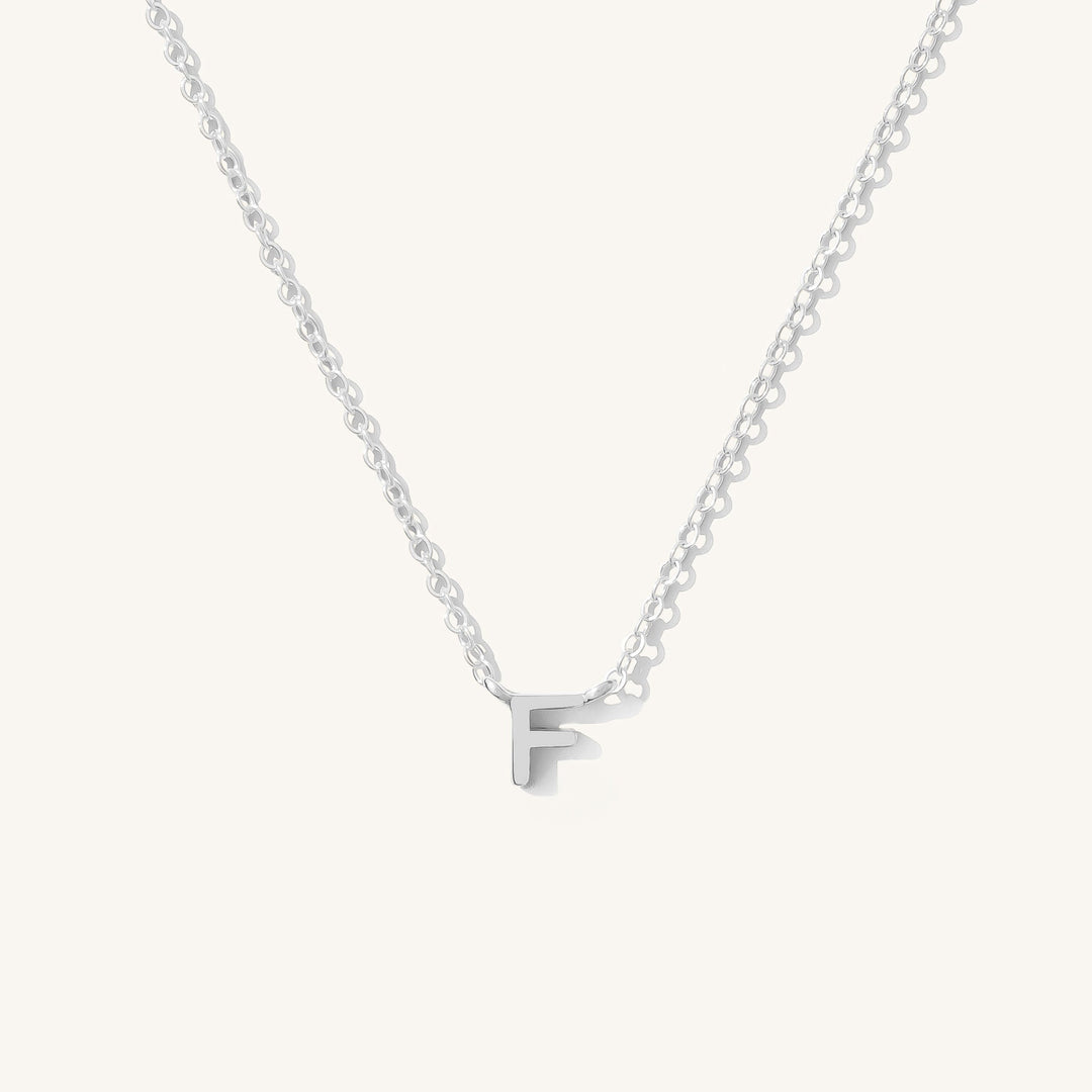 Tiny Initial Necklace