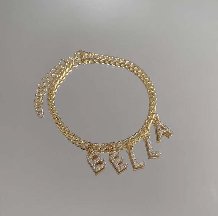 Custom ICY Letter Anklet | 1-7 Letters