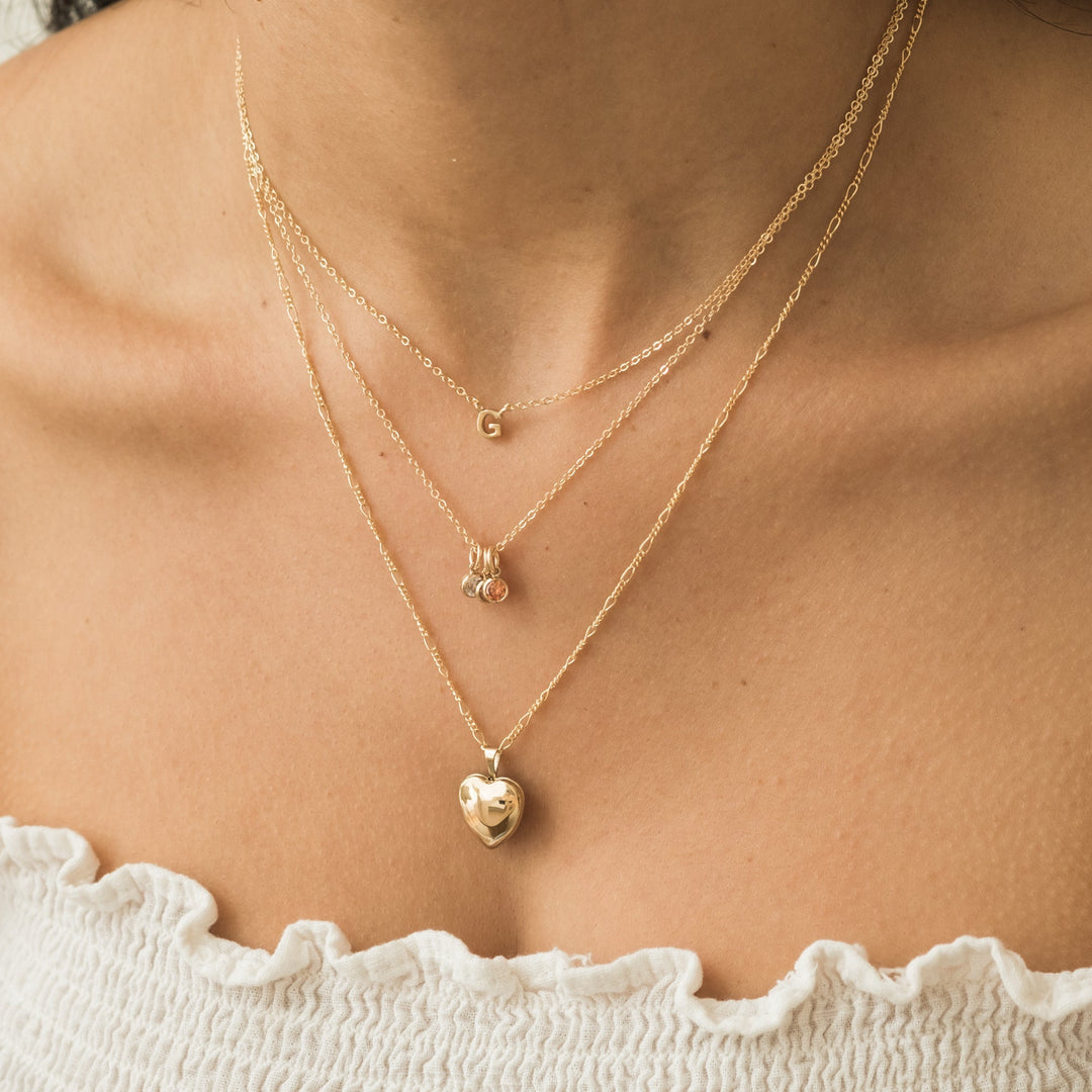 Tiny Initial Necklace