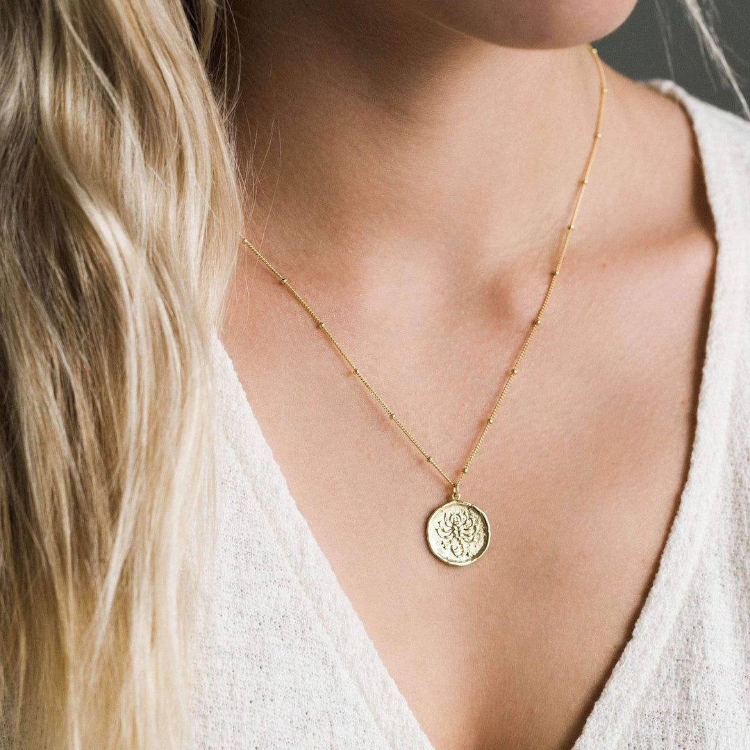 Zodiac Coin Necklace