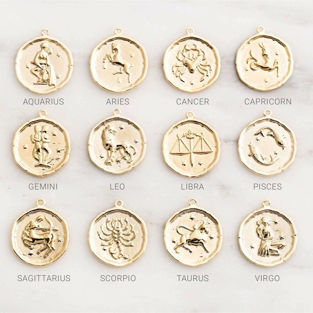 Zodiac Coin Necklace