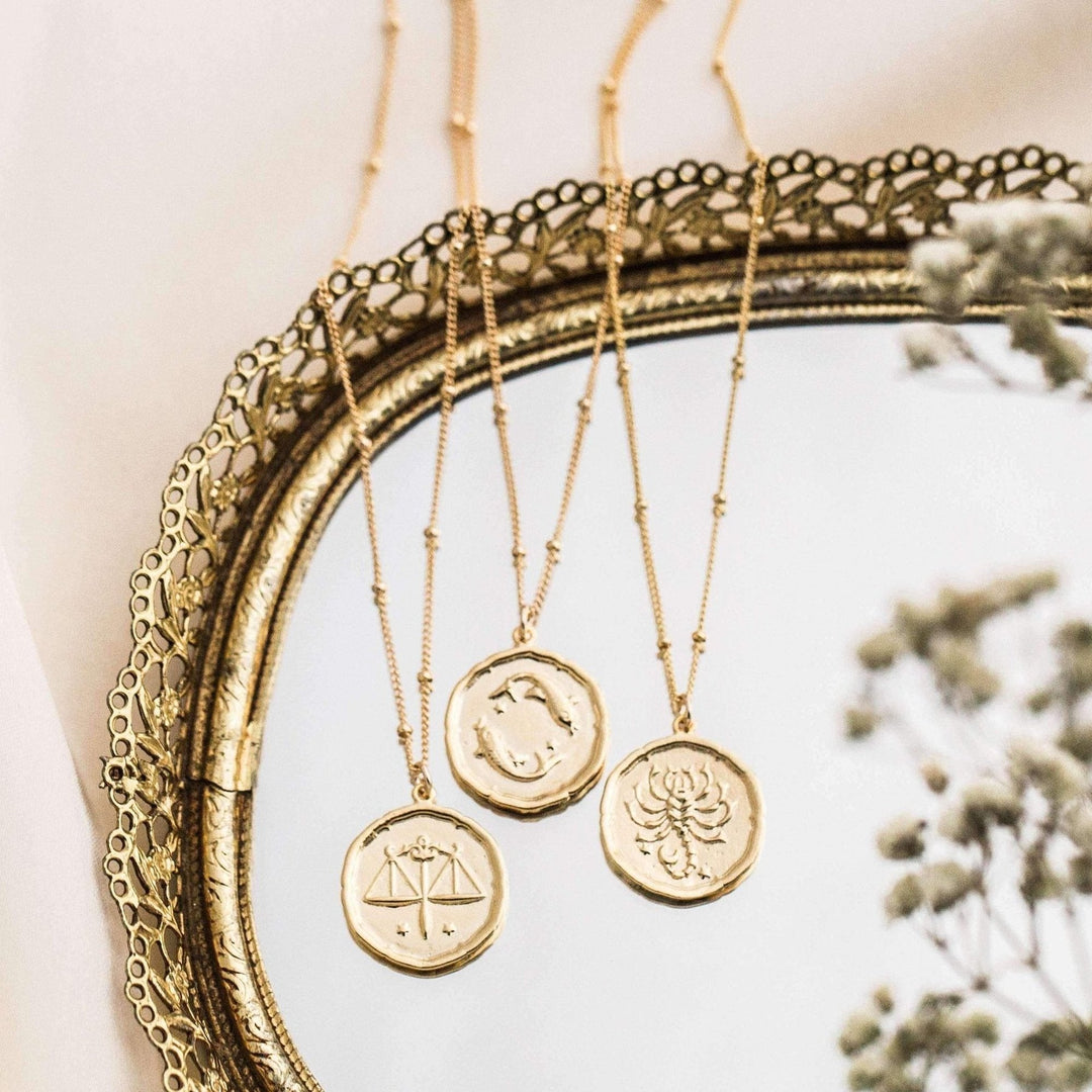 Zodiac Coin Necklace