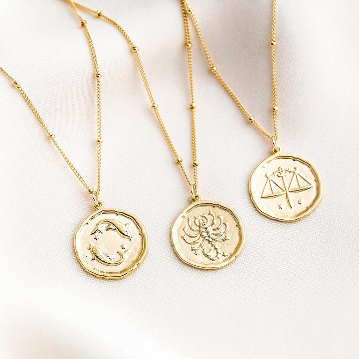 Zodiac Coin Necklace