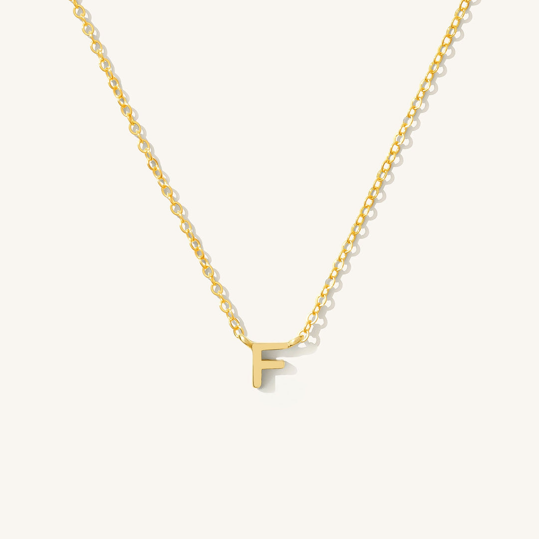 Tiny Initial Necklace