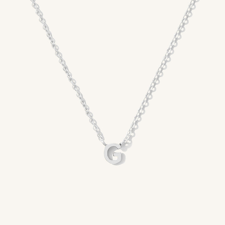 Tiny Initial Necklace