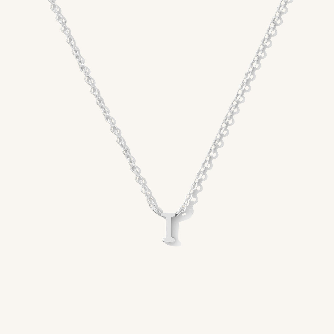 Tiny Initial Necklace