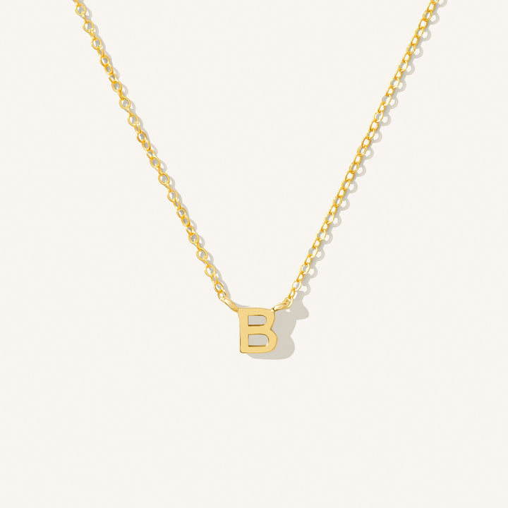 Tiny Initial Necklace