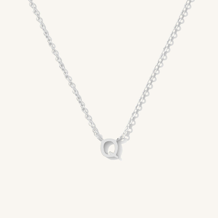 Tiny Initial Necklace