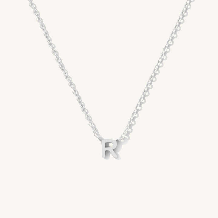 Tiny Initial Necklace