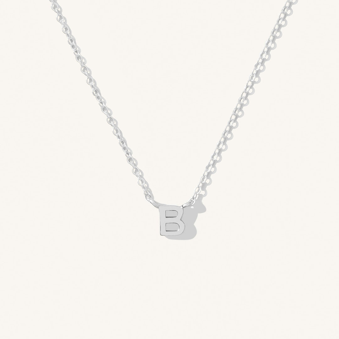 Tiny Initial Necklace