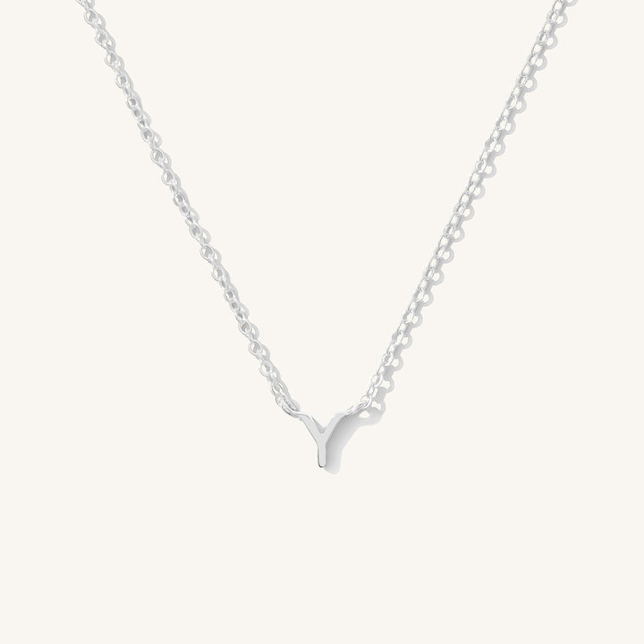 Tiny Initial Necklace