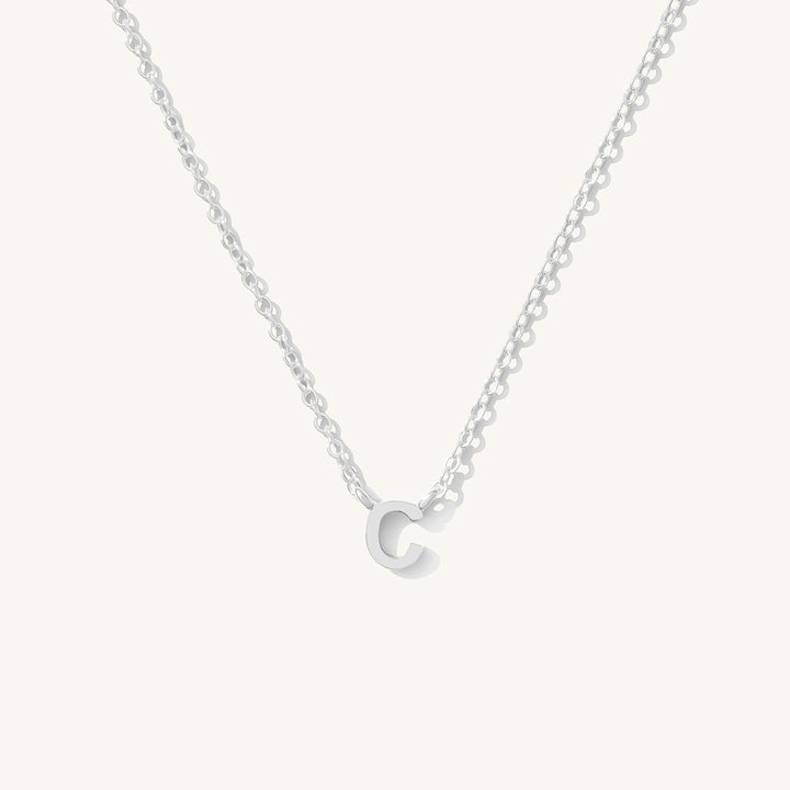 Tiny Initial Necklace